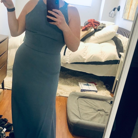 Bill Levkoff Dress, Size 12, Slate- NEVER WORN - Picture 2 of 2